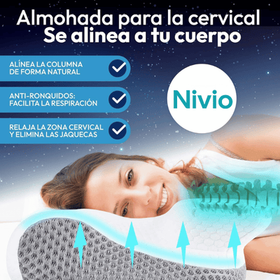 Almohada Ortopédica Anti-Ronquidos