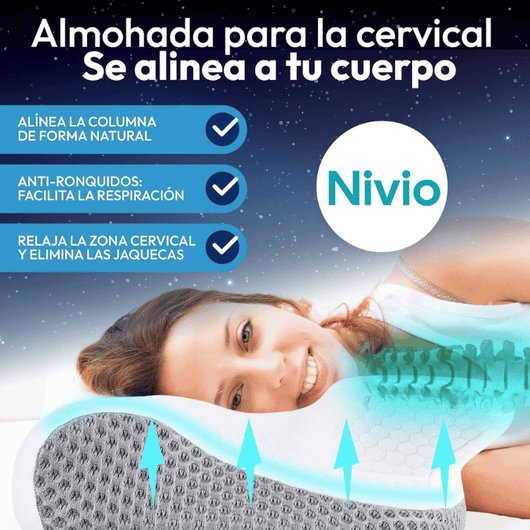 Almohada Ortopédica Anti-Ronquidos