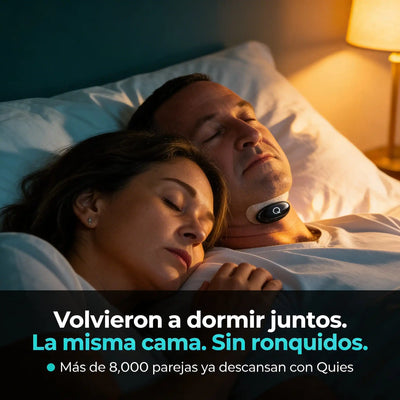 Quies™ Silencia los ronquidos desde la primera noche