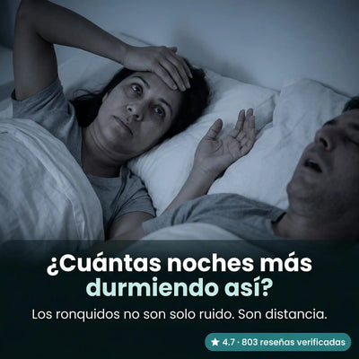 Quies™ Silencia los ronquidos desde la primera noche