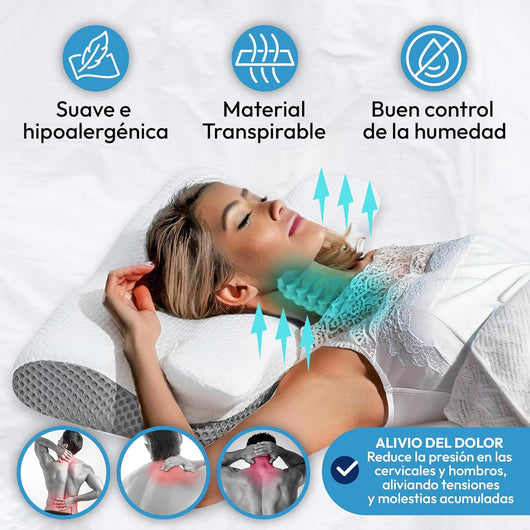Almohada Ortopédica Anti-Ronquidos